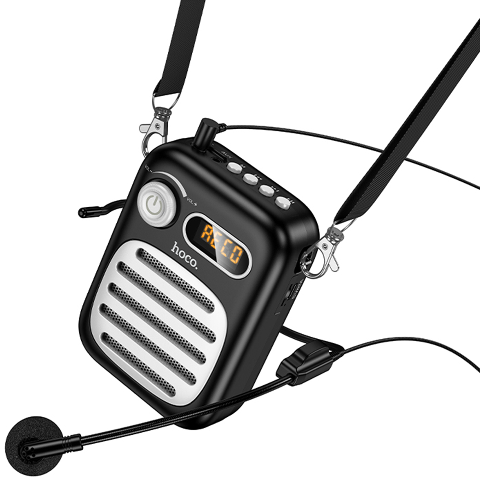 Bluetooth Колонка Hoco L23 Lemony 5W + проводная гарнитура, Black, купить оптом с доставкой