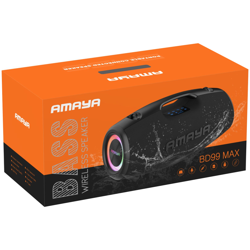 Bluetooth Колонка Amaya BD99 Max 100W, Black 1, купити оптом з доставкою