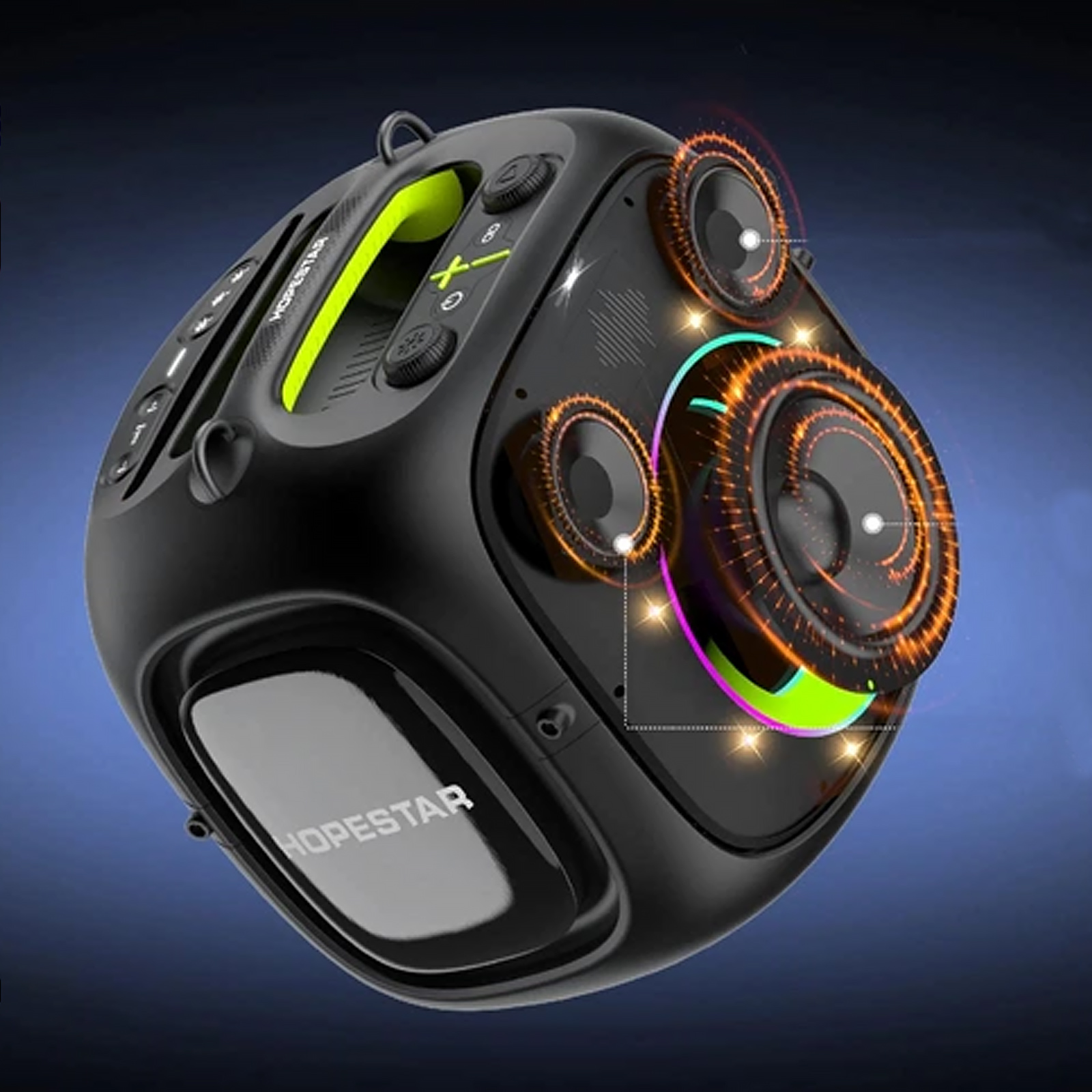 Bluetooth колонка Hopestar Party One Ultimate 240W, Black 3, купить оптом с доставкой