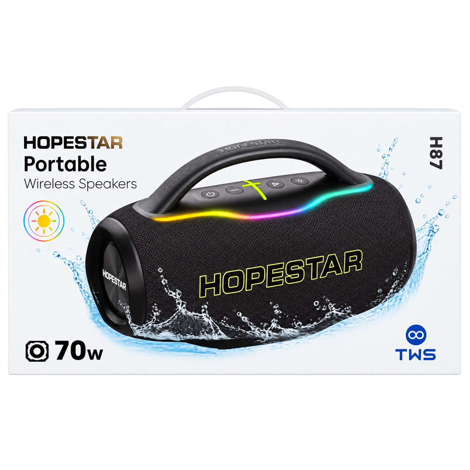 Bluetooth колонка Hopestar H87 70W, Black 1, купити оптом з доставкою