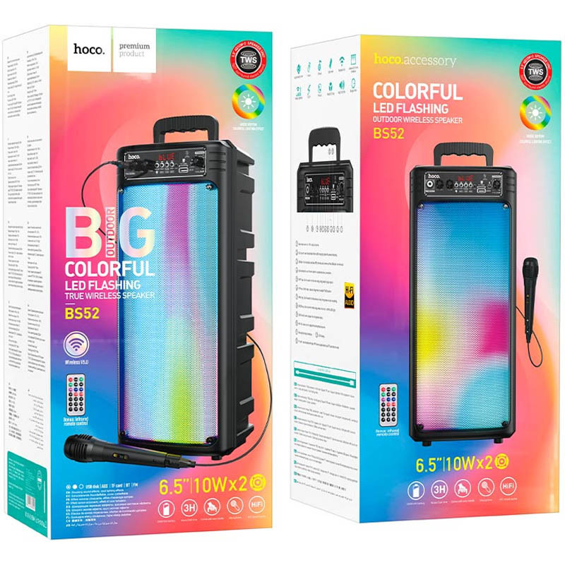 Bluetooth колонка Hoco BS52 Billowing outdoor с микрофоном смотреть фото №6