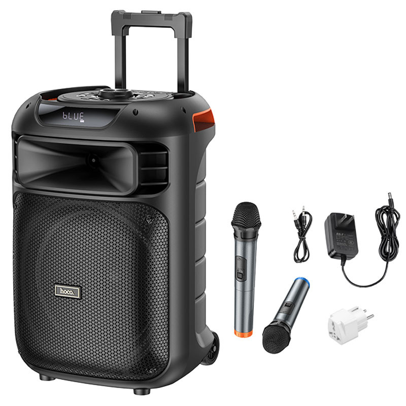 Bluetooth колонка Hoco HA5 Winner + 2 микрофона смотреть фото №5
