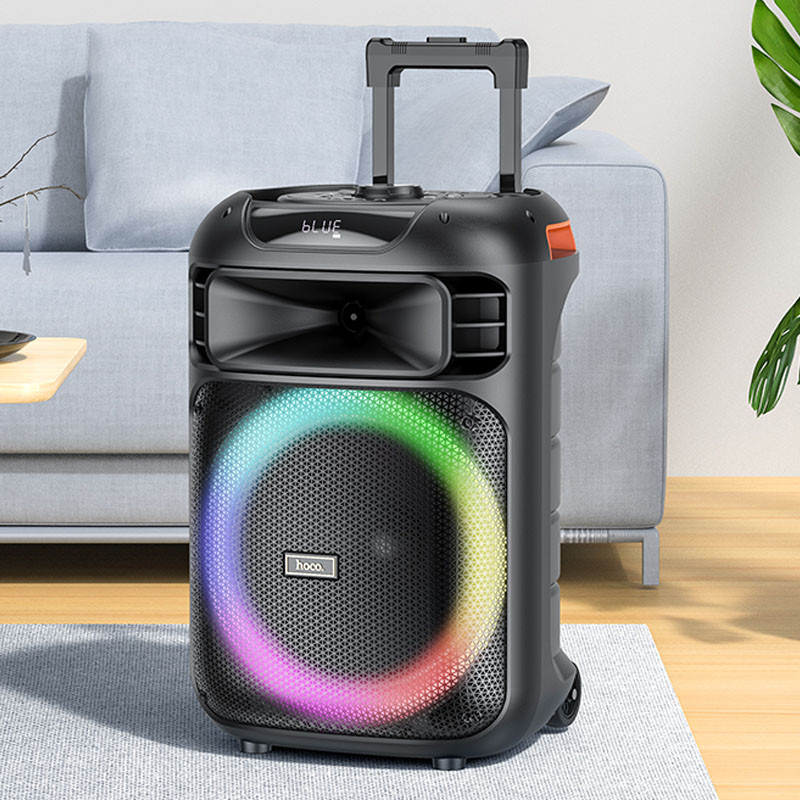 Bluetooth колонка Hoco HA5 Winner + 2 микрофона смотреть фото №7