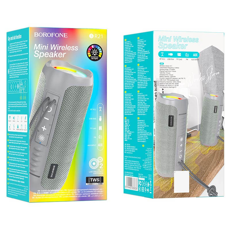 Bluetooth Колонка Borofone BR21 на картинке №2