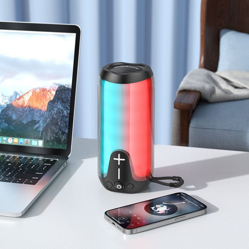 Bluetooth Колонка Borofone BR33 Pulse color sports на картинке №3