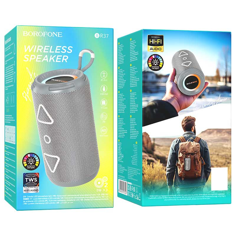 Bluetooth Колонка Borofone BR37 Noble sports на картинке №2