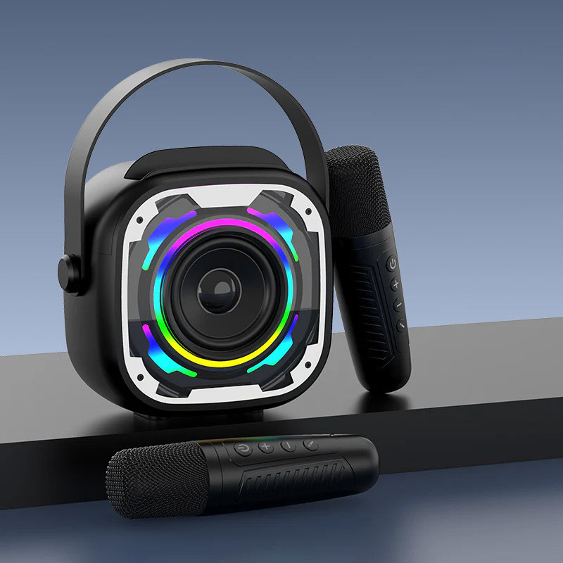 Bluetooth колонка V11 + два микрофона на картинке №5