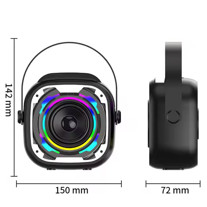 Bluetooth колонка V11 + два микрофона на картинке №6