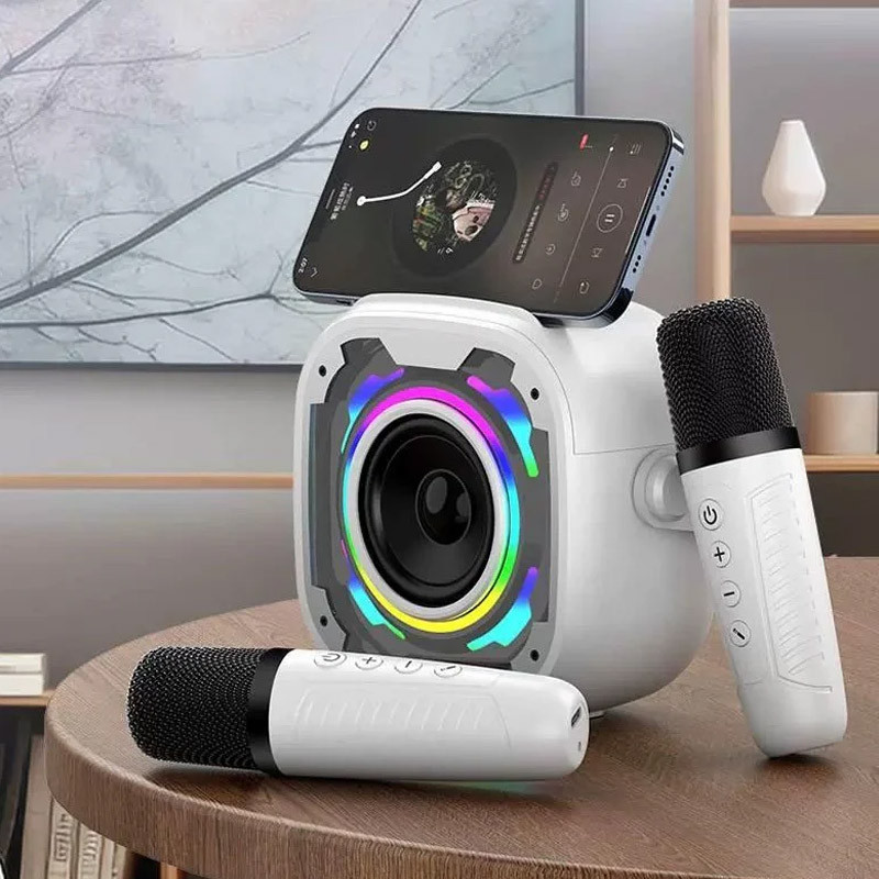 Bluetooth колонка V11 + 2 микрофона на картинке №2