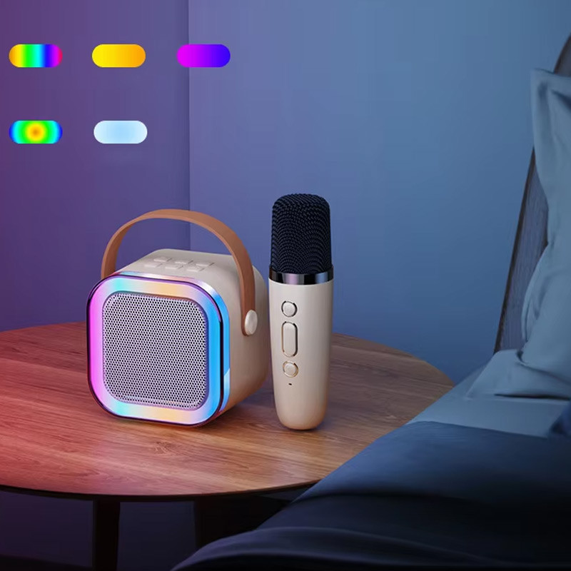 Bluetooth колонка K12 + 2 микрофона на картинке №4