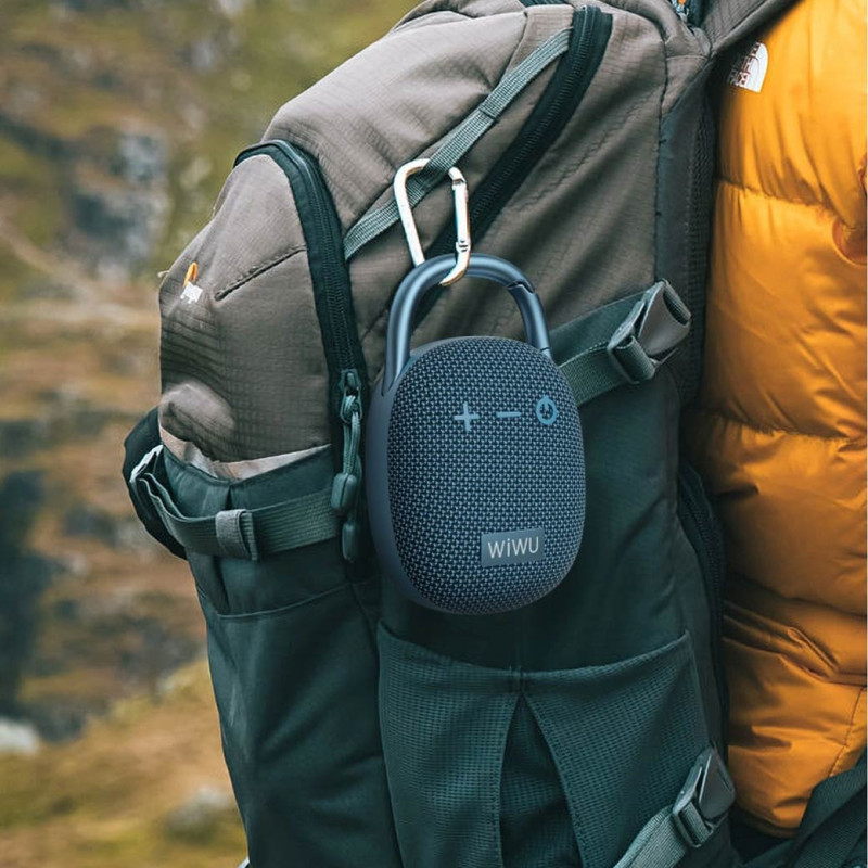 Bluetooth Колонка WIWU H3 Clip Fun Portable Wireless Speaker на картинке №5