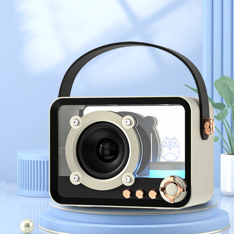 Bluetooth колонка QD05 Retro Style на малюнкі №2