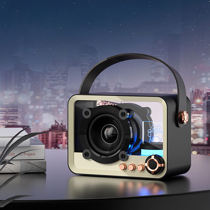 Bluetooth колонка QD05 Retro Style на картинке №2