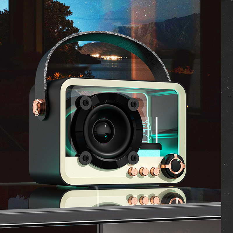 Bluetooth колонка QD05 Retro Style на картинке №4
