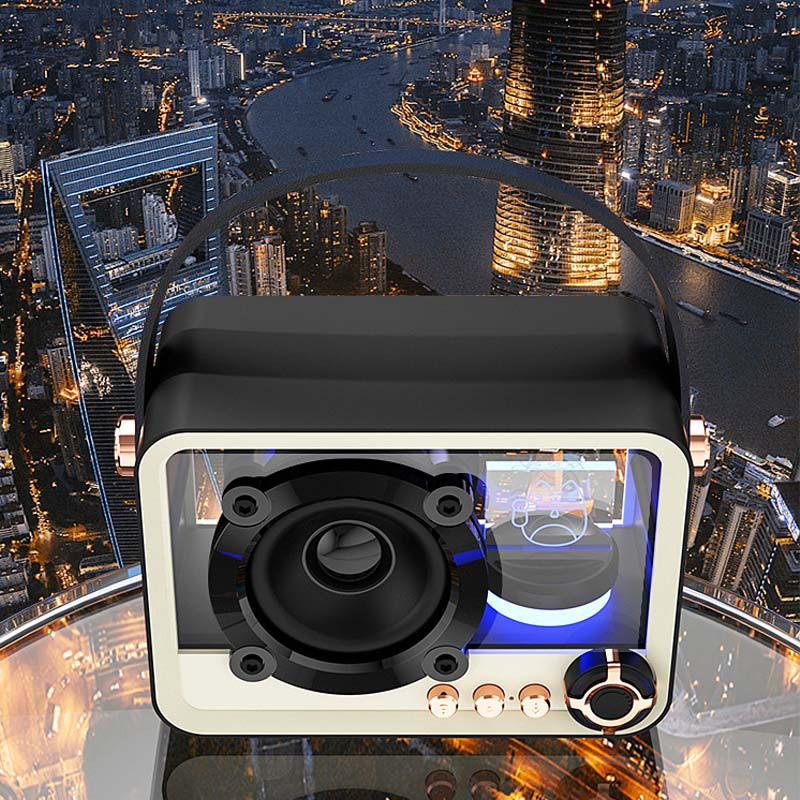 Bluetooth колонка QD05 Retro Style на картинке №5