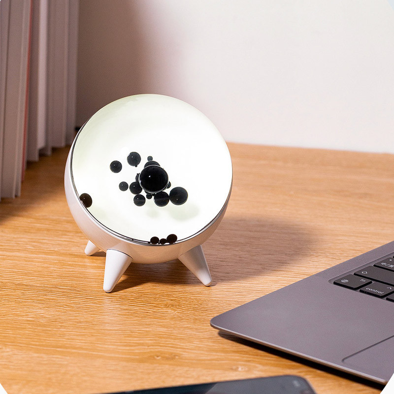 Музыкальная ритмичная декоративная лампа CLT-002 с феррожидкостью на картинке №2