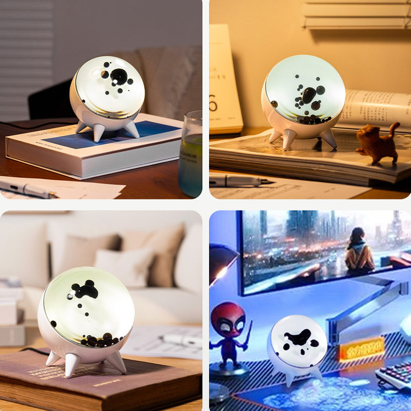 Музыкальная ритмичная декоративная лампа CLT-002 с феррожидкостью на картинке №4