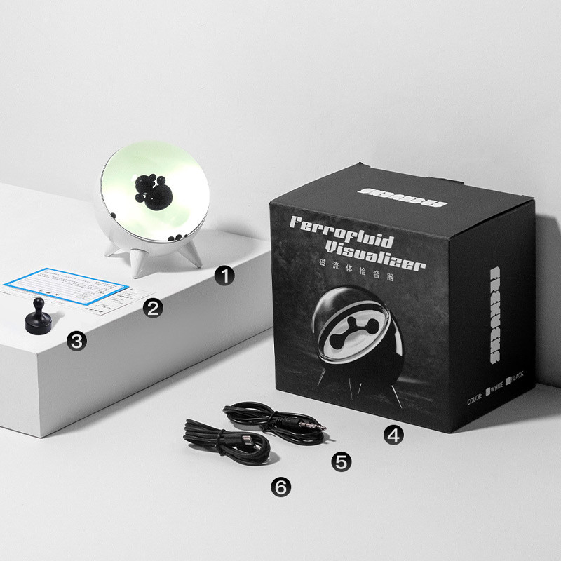 Музыкальная ритмичная декоративная лампа CLT-002 с феррожидкостью на картинке №5