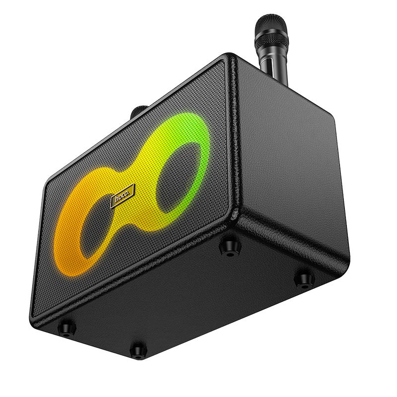 Bluetooth колонка Hoco HA8 Ave outdoor + два микрофона на картинке №3