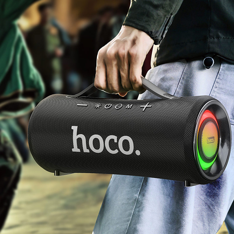 Bluetooth колонка Hoco HA10 Oleada outdoor на картинке №7