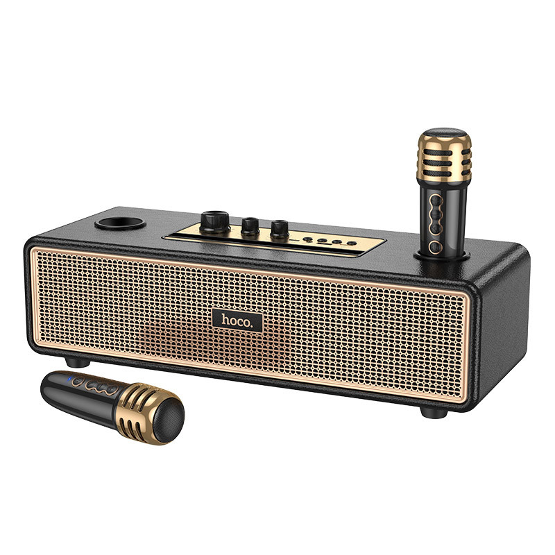 Bluetooth Колонка Hoco BS63 Graceful + два микрофона на картинке №1