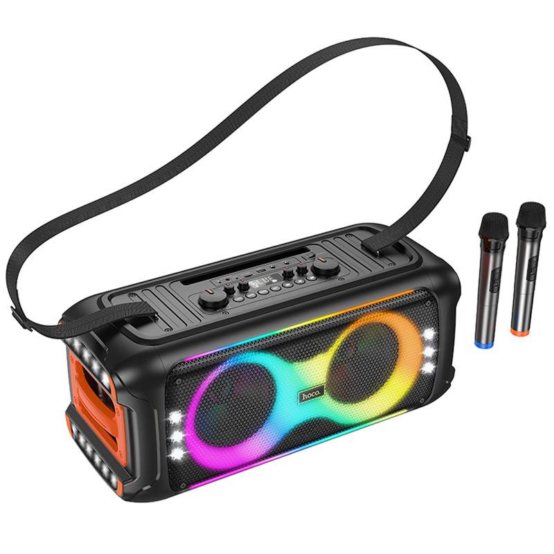 Bluetooth колонка Hoco HA9 Kayman + два микрофона на картинке №1