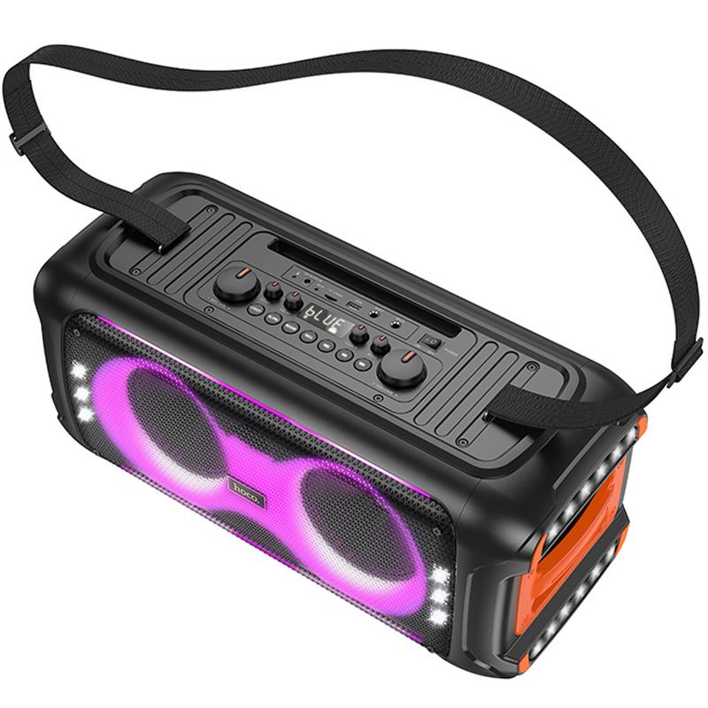 Bluetooth колонка Hoco HA9 Kayman + два микрофона на картинке №2