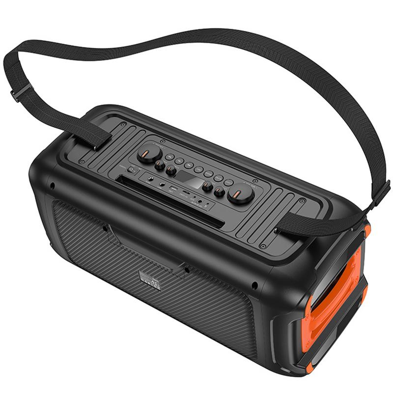 Bluetooth колонка Hoco HA9 Kayman + два микрофона на картинке №7