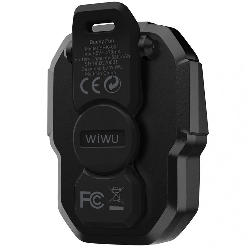 Bluetooth Колонка WiWU SPK-001 Buddy Fun with Magnetic Clip на картинке №3