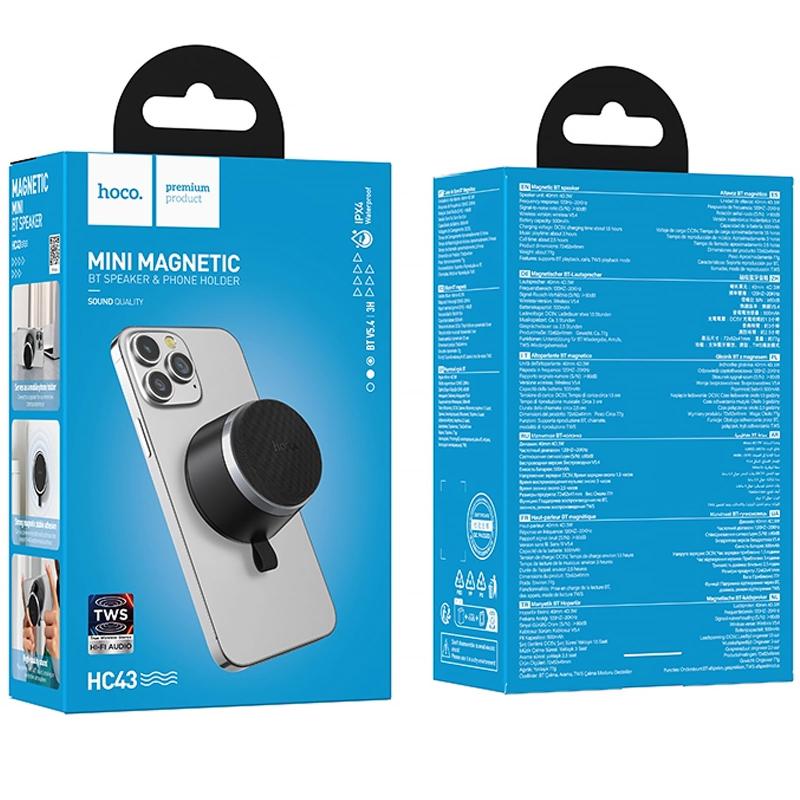 Bluetooth Колонка Hoco HC43 Surpass Mini Magnetic на малюнкі №4