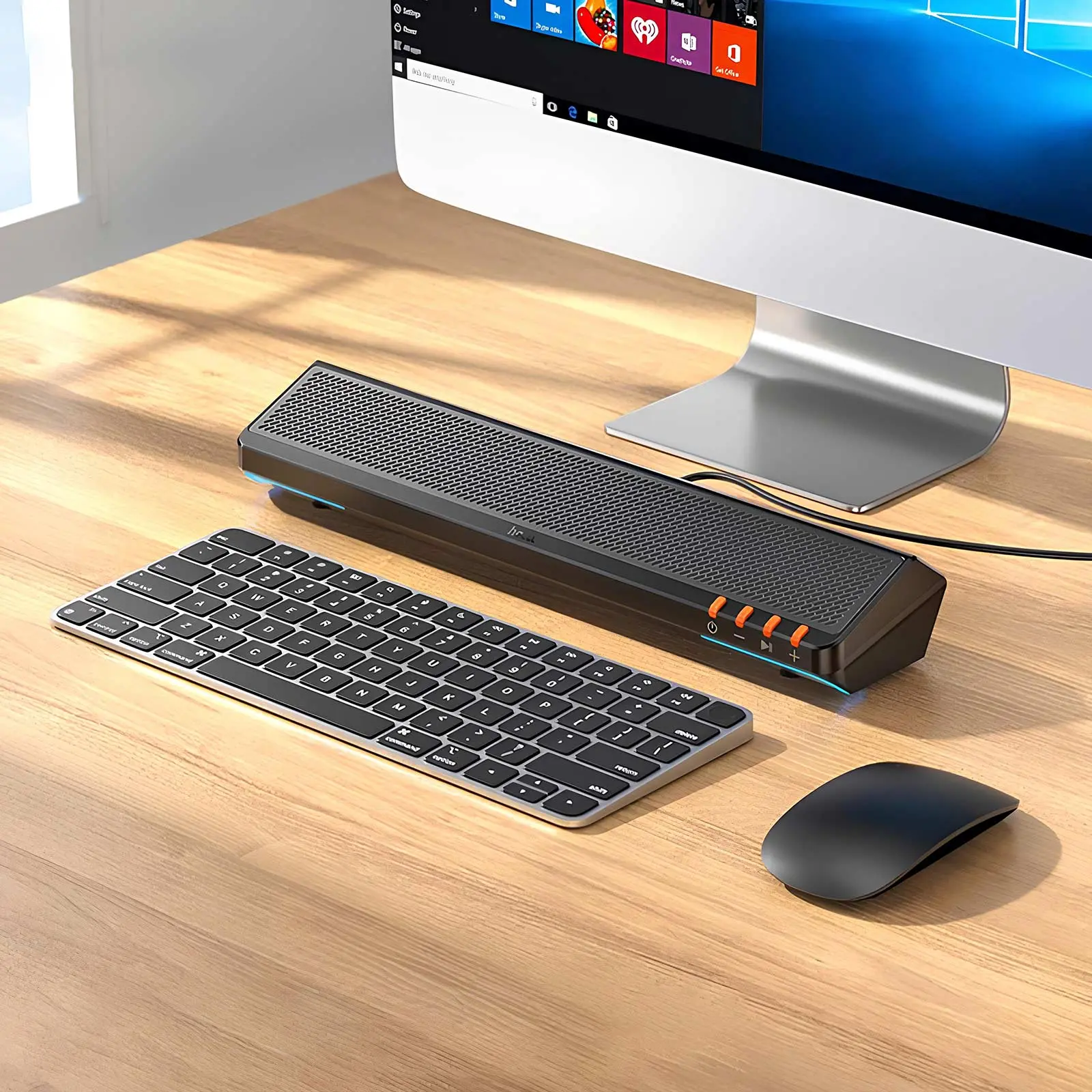 Уценка Bluetooth Колонка Hoco BS66 Smooth multimedia computer USB2.0, Вскрытая упаковка / Black 4, купить оптом с доставкой