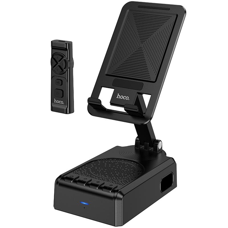 Bluetooth Колонка Hoco HC45 Wave с подставкой для телефона и пультом управления на картинке №1