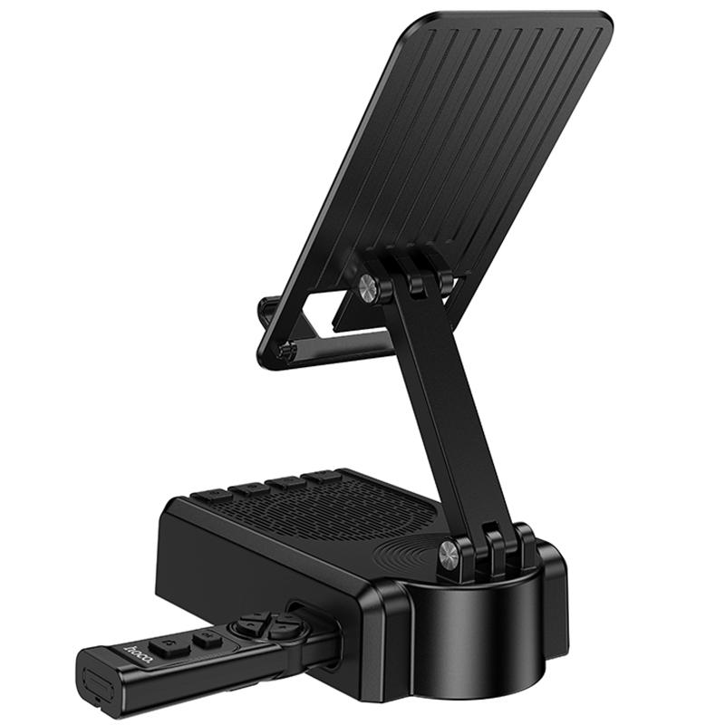 Bluetooth Колонка Hoco HC45 Wave с подставкой для телефона и пультом управления на картинке №3