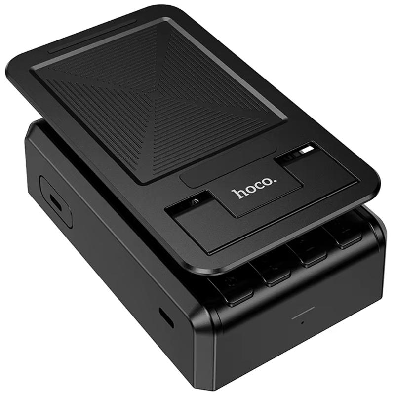 Bluetooth Колонка Hoco HC45 Wave с подставкой для телефона и пультом управления на картинке №6