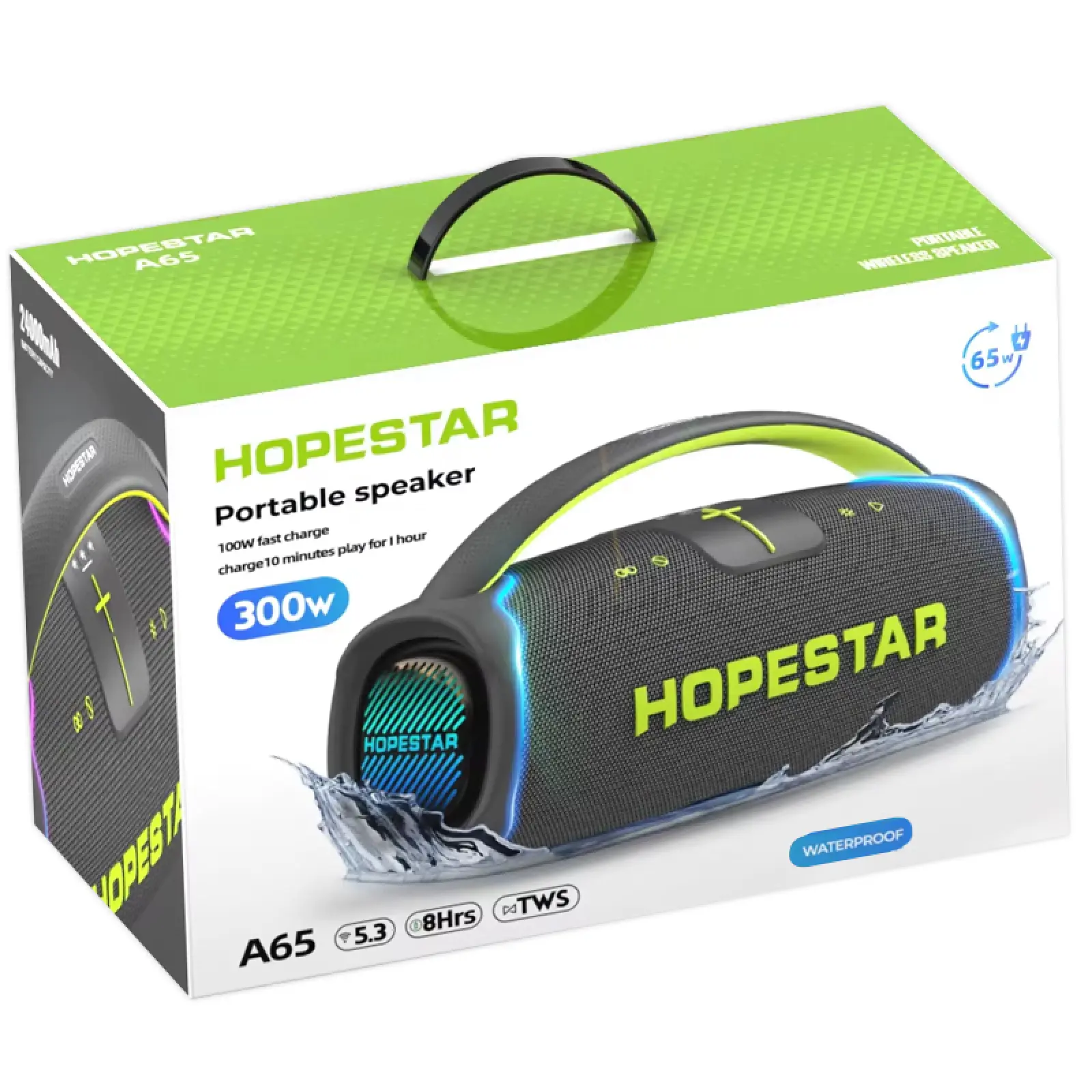 Bluetooth колонка Hopestar A65 300W, Black 4, купить оптом с доставкой