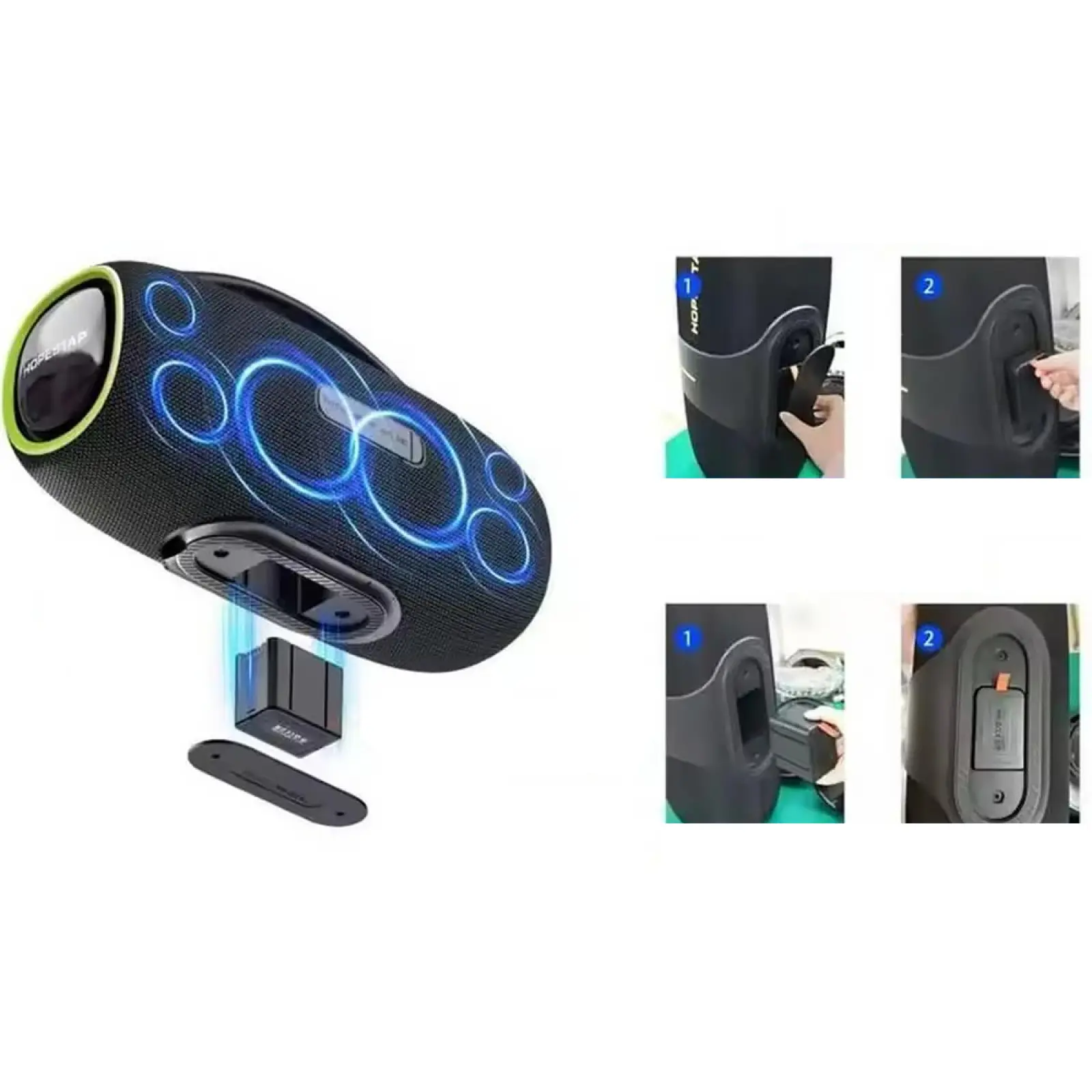 Bluetooth колонка Hopestar A85 400W, Black 4, купить оптом с доставкой