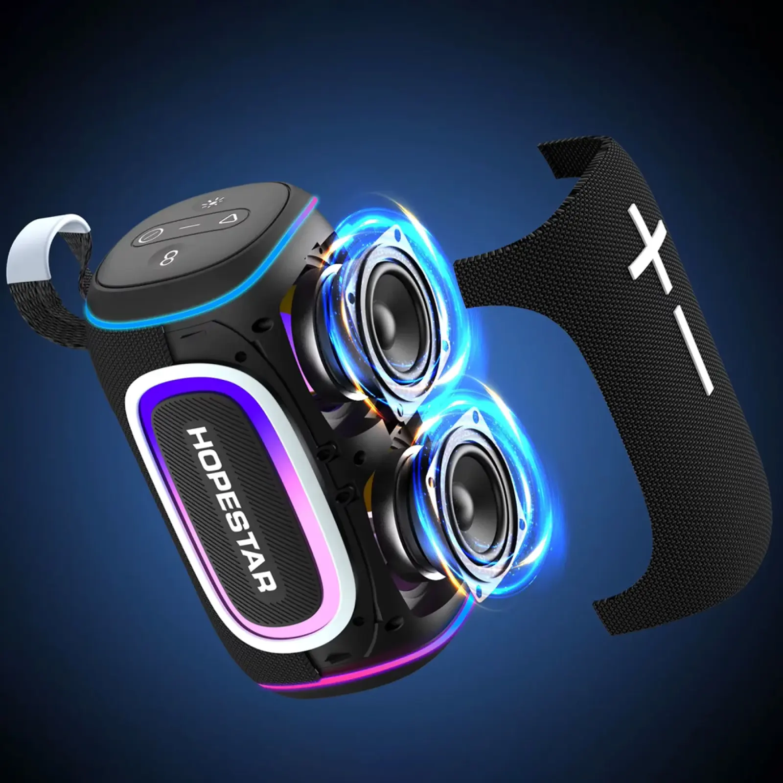 Bluetooth колонка Hopestar P62 20W, Black 1, купить оптом с доставкой