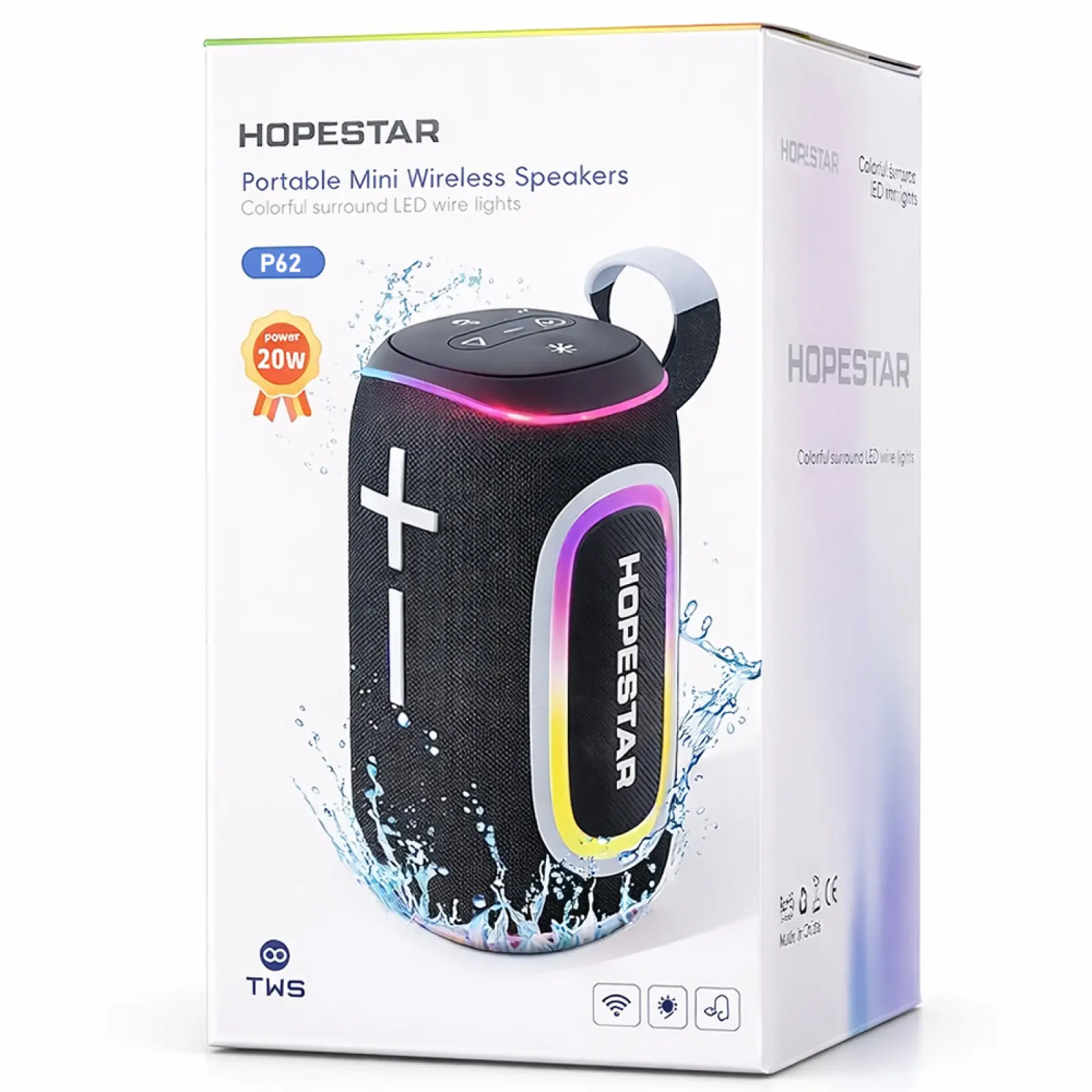 Bluetooth колонка Hopestar P62 20W, Black 2, купить оптом с доставкой