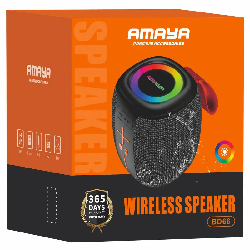 Bluetooth Колонка Amaya BD66 5W, Black 1, купить оптом с доставкой