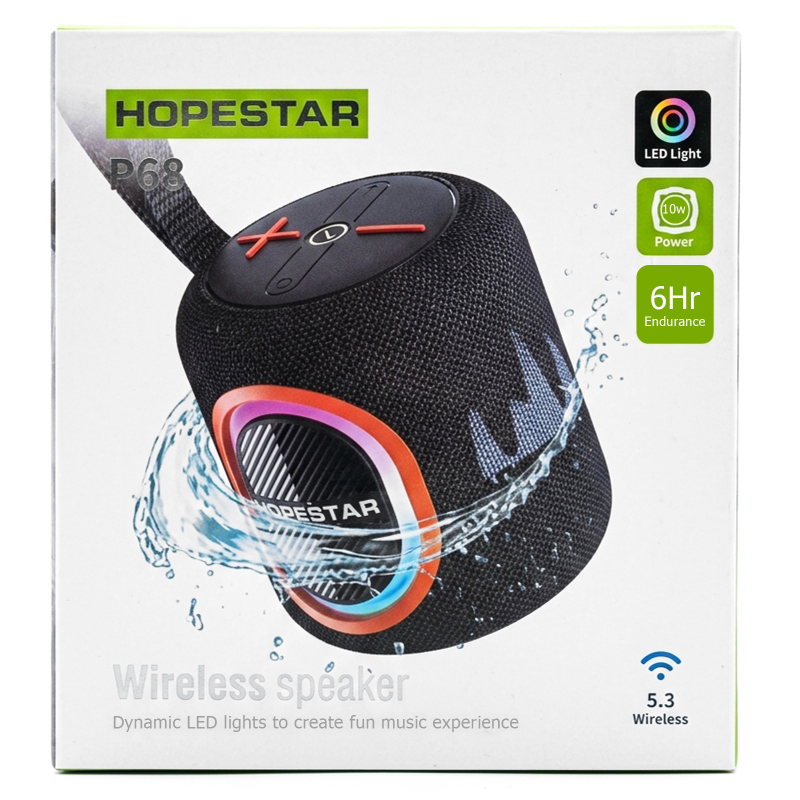 Bluetooth колонка Hopestar P68 10W, Black 3, купити оптом з доставкою
