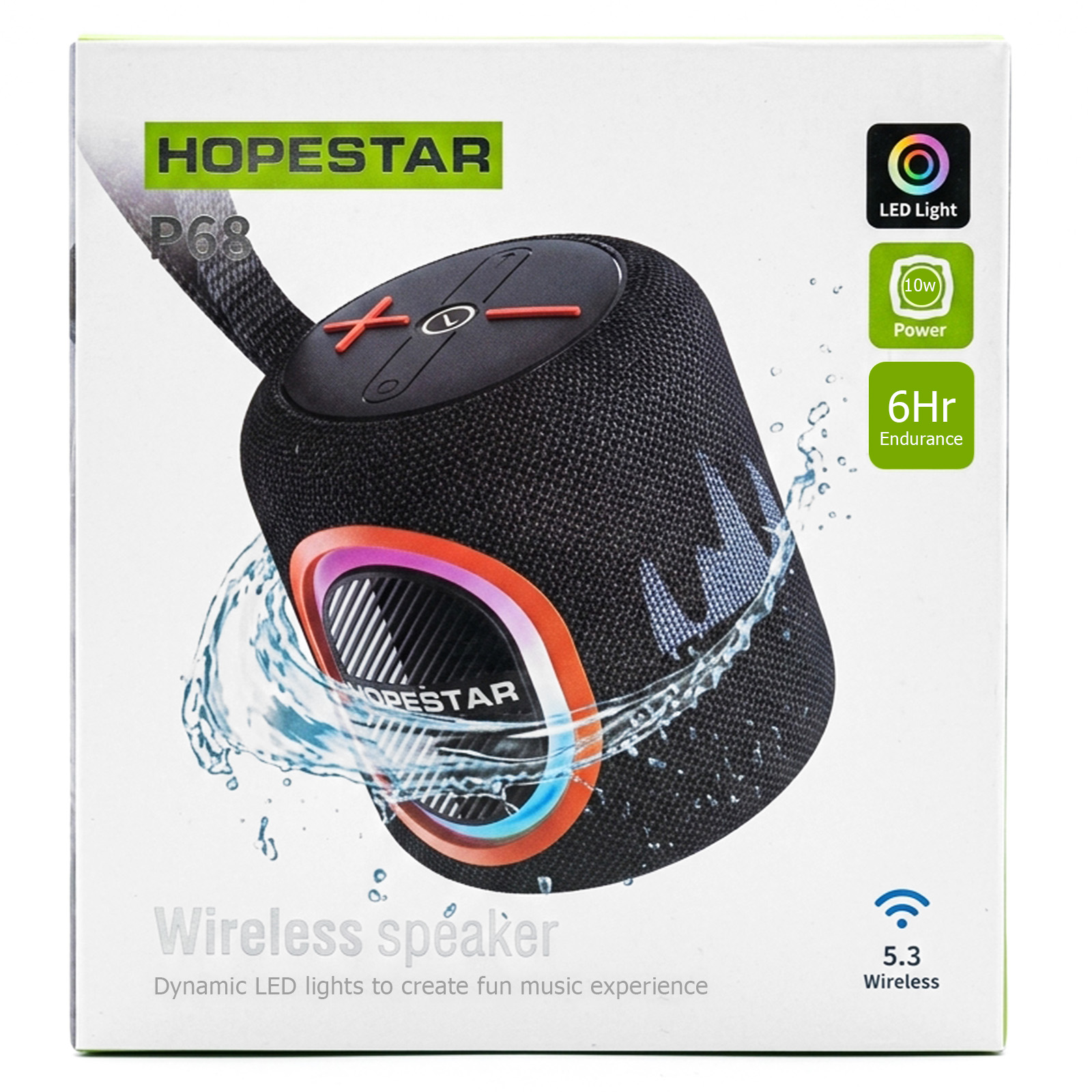 Bluetooth колонка Hopestar P68 10W, Black 3, купити оптом з доставкою