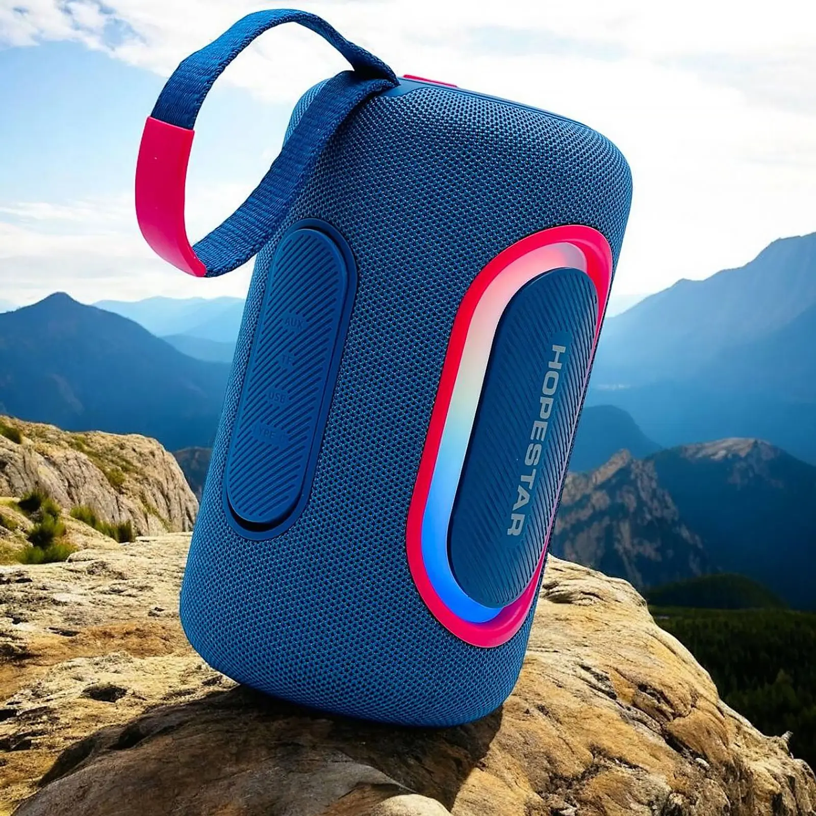 Bluetooth колонка Hopestar P69 20W, Blue 4, купить оптом с доставкой