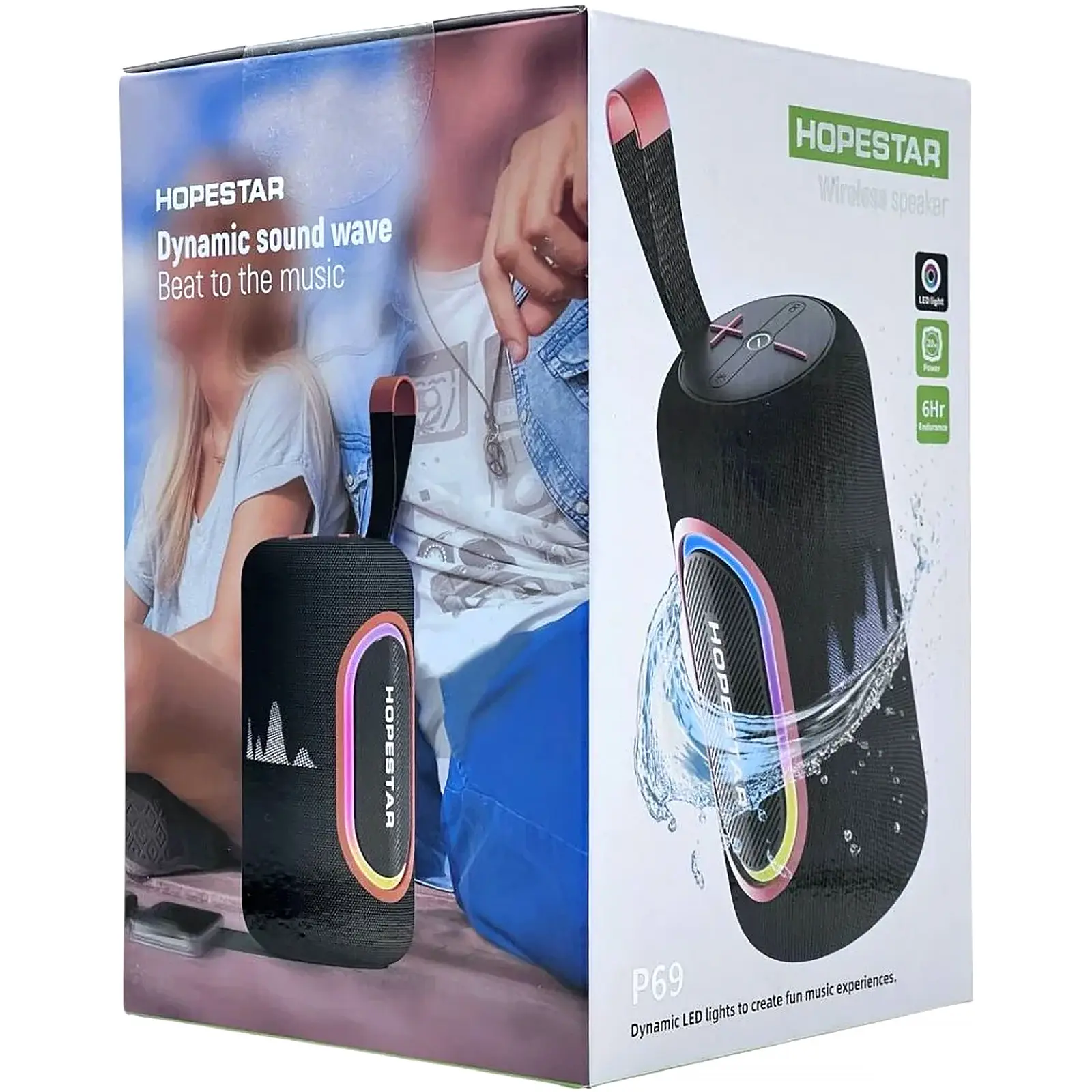 Bluetooth колонка Hopestar P69 20W, Black 5, купить оптом с доставкой