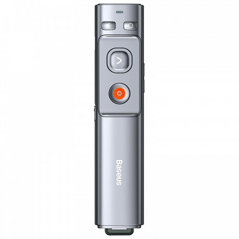 Лазерна указка Baseus Orange Dot Wireless Presenter (Red Laser) (WKCD), Grey, купити оптом з доставкою