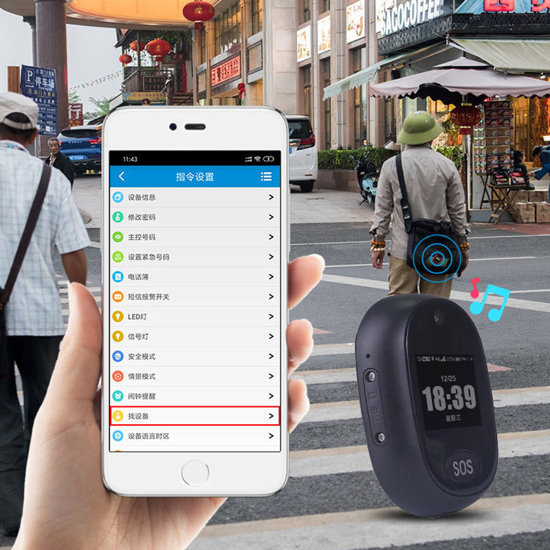 Трекер GPS V45 Tracker Pendant with display SIM (4GLTE with 2GGSM fallback) 600mAh на малюнкі №7