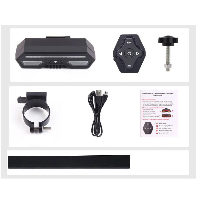 Трекер GPS велосипедний V03B Bike Tacker+Auto Tail Light 2in1 SIM (4GLTE+3GWCDMA+2GGSM) 140/2400mAh на малюнкі №3