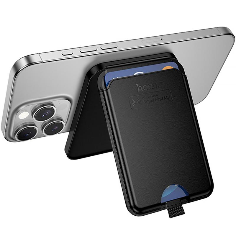 Кардхолдер магнітний Hoco E91I Tiger з трекером 120 mAh на малюнкі №1