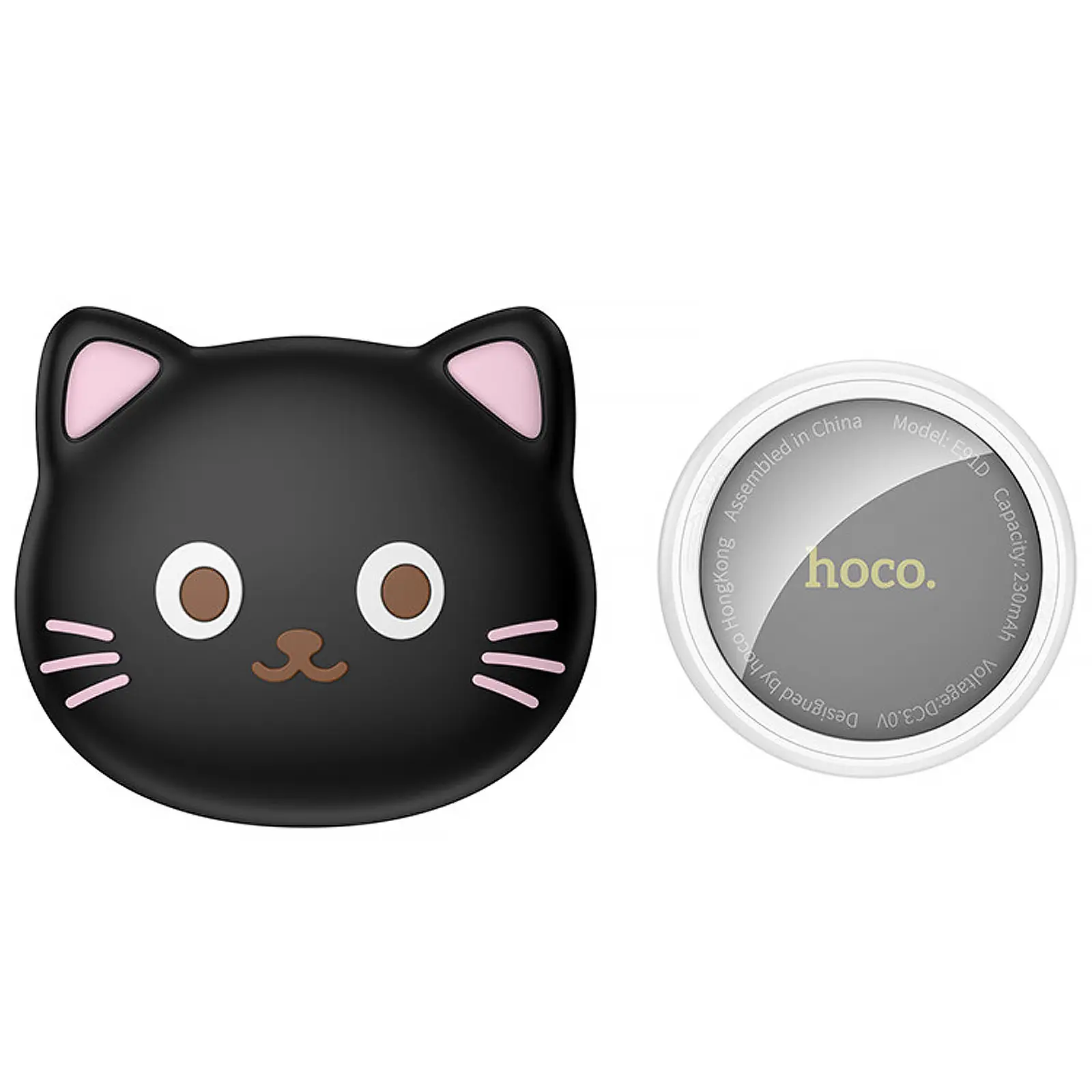 Трекер Hoco E91D Tiger Kitty 230 mAh, Black 1, купить оптом с доставкой