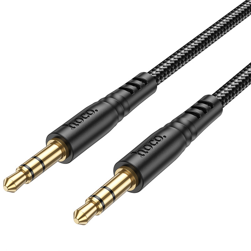 Аудіо кабель Aux Hoco UPA24 Smooth (1m) дивитися фото №2