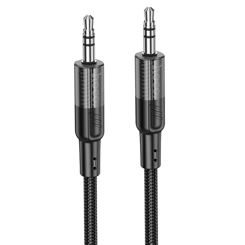 Аудіо кабель Aux Hoco UPA27 Spirit transparent (1.2m) дивитися фото №1